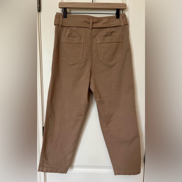 Loft Petite Tie Waist Straight Pants - Picture 5 of 6